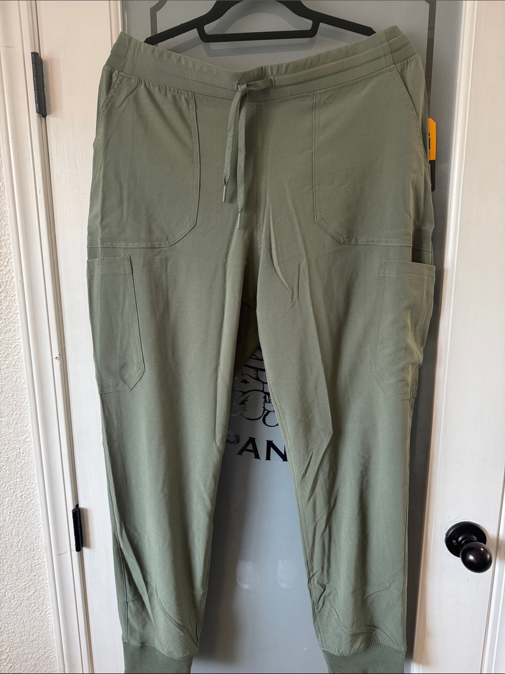 Carhartt Olive Green Drawstring Cargo Joggers